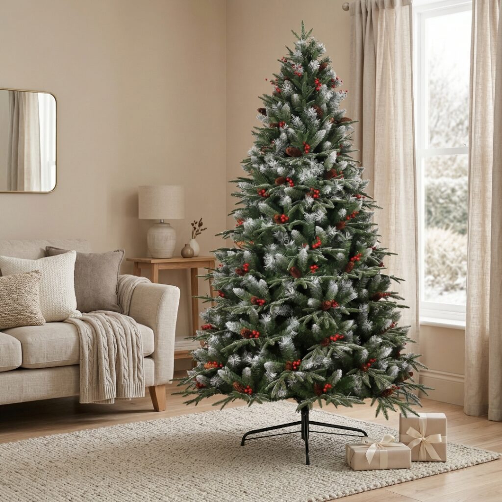 Smrk Zasněžený 260 LED 150 cm - produktová galerie